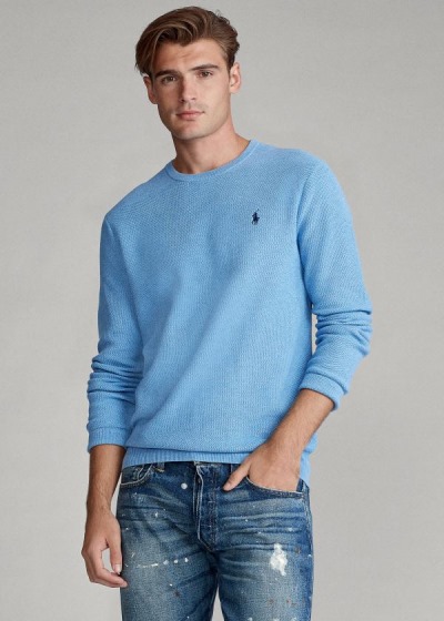 Men's Polo Ralph Lauren Cotton Crewneck Sweater | 792863AOH